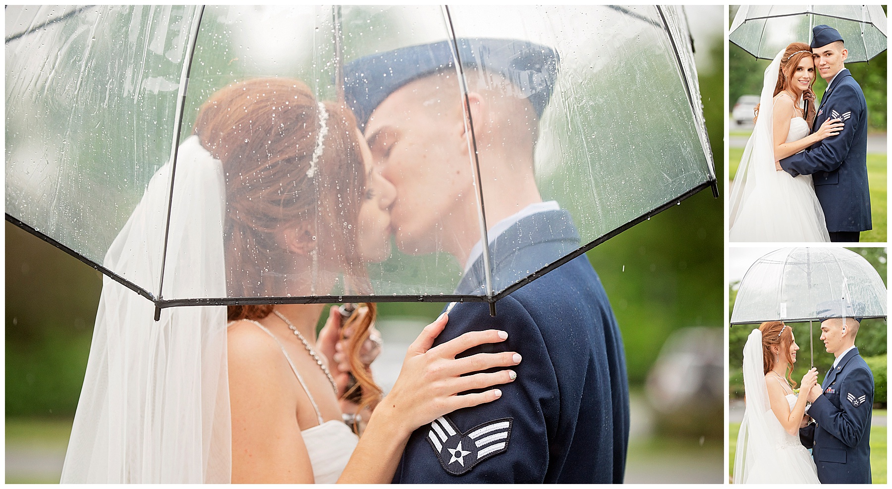 Rainy Day Wedding at the Outdoor Country Club
