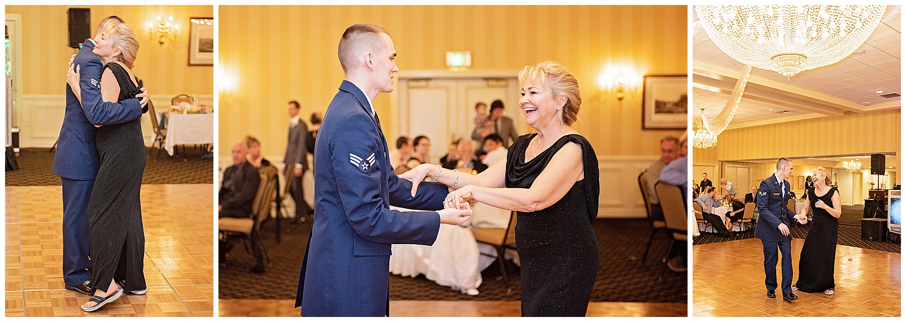 Mother Son Dance at the Outdoor Country Club