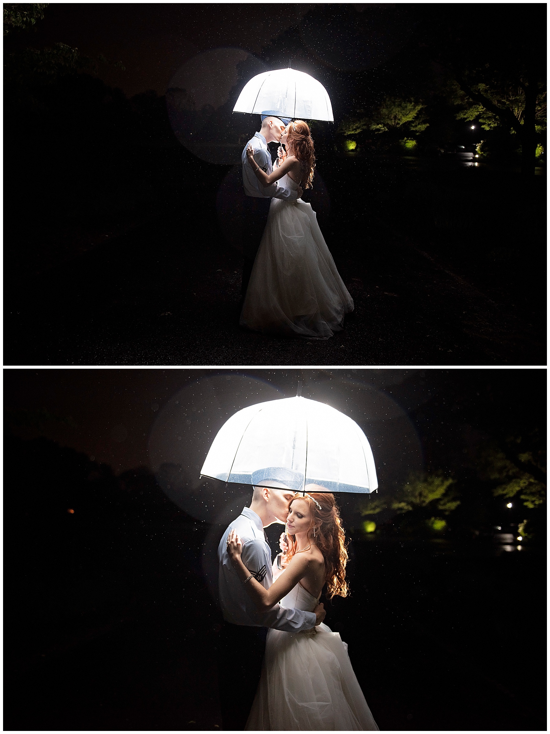 Rainy Night Portraits at the Outdoor Country Club