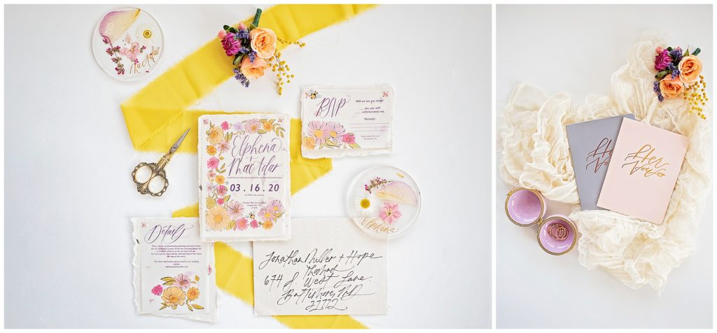 Spring Fever Invitation Suite by Dear Darling Weddings