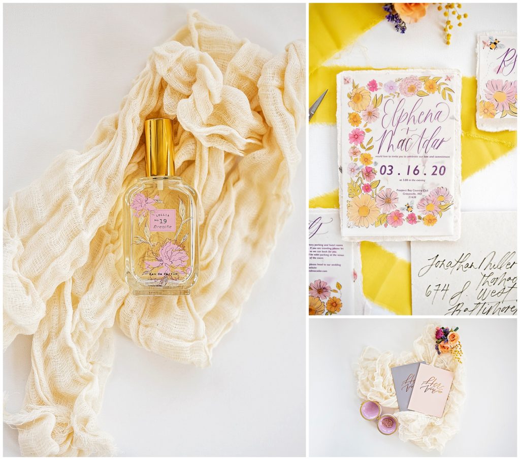 Wedding Perfume and Vow Books