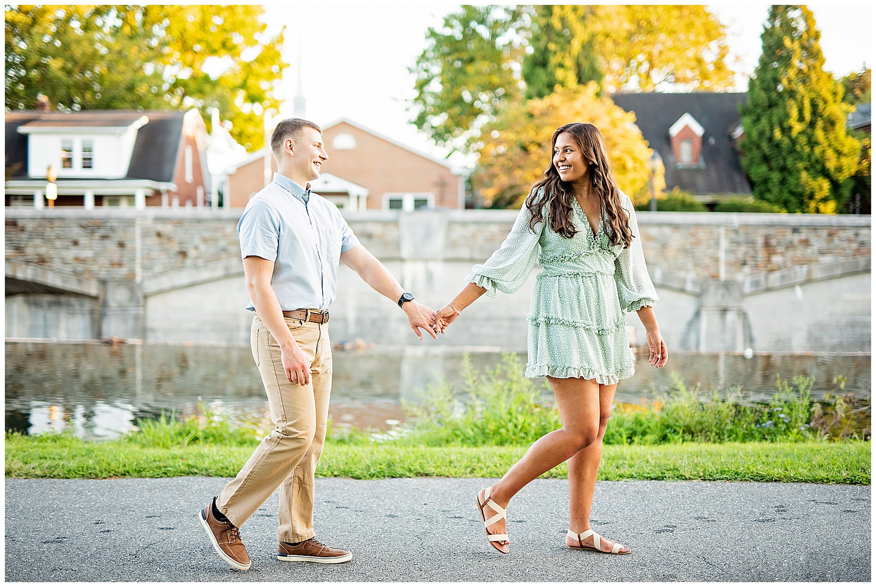 DOWNTOWN FREDERICK MD ENGAGEMENT SESSION