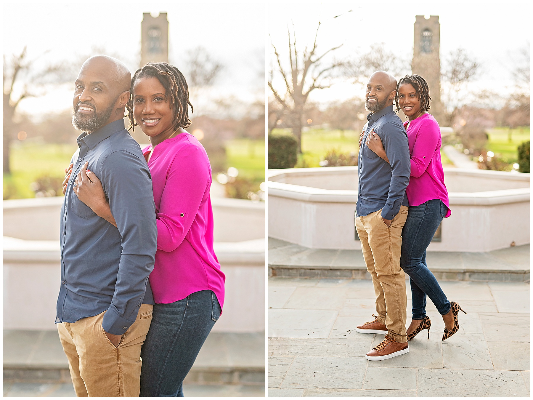 Frederick MD early spring engagement session