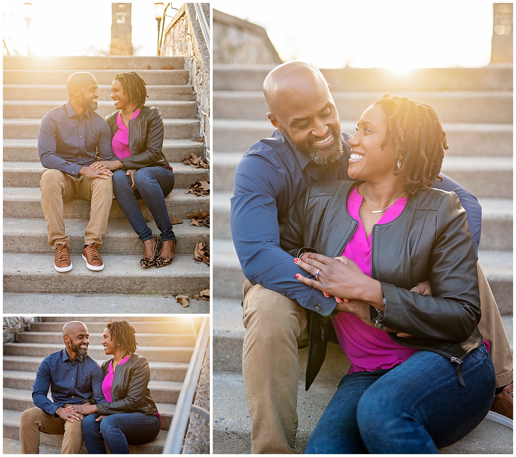 Frederick MD early spring engagement session