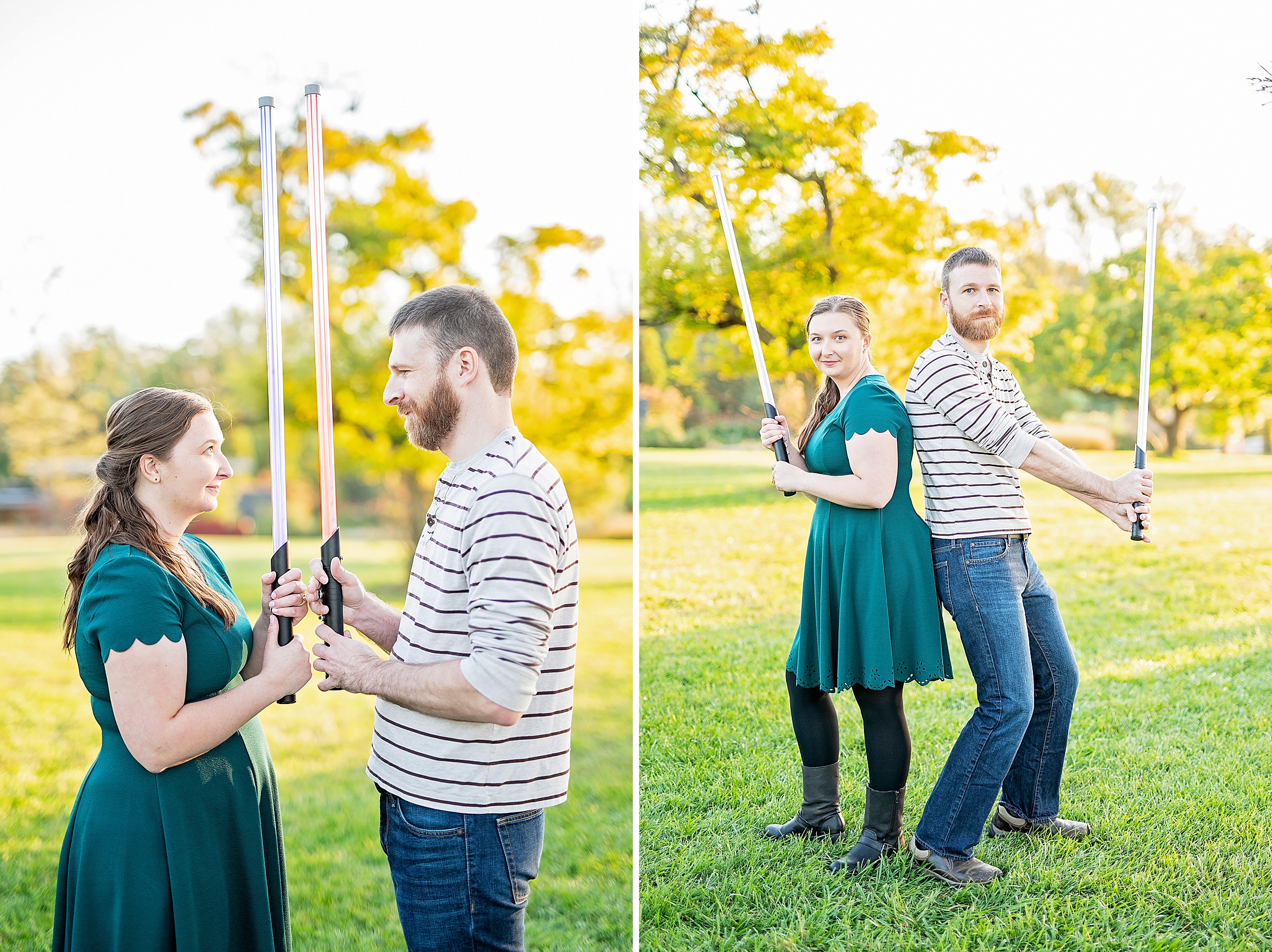Nerdy Engagement Session Star Wars